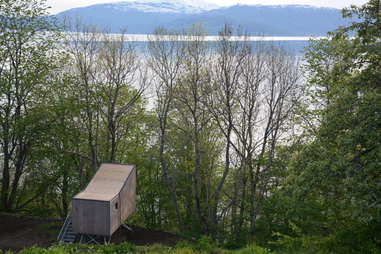 Treehut, Nature, Birds, Silence And Fjord Samlanes Exterior photo